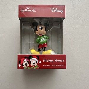 Hallmark Disney Ornaments Mickey Christmas Tree Sweater 2018 New In Box